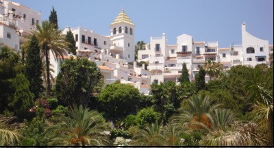 Nerja whitewashed buildings