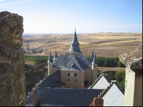 Segovia Castle - View from the ramparts Segovia Castle - View from the ramparts