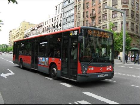 Zaragozas buses are clean and modern Zaragozas buses are clean and modern