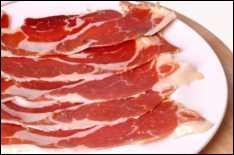 Spanish ham or Jamon ripe for consumption!