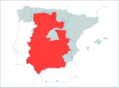 Spains principal Jamon producing regions