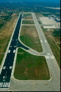 Runway at Mahon airport